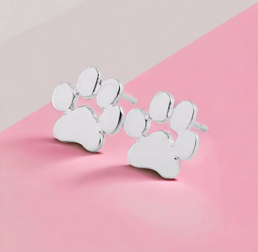 Paw Print Earrings