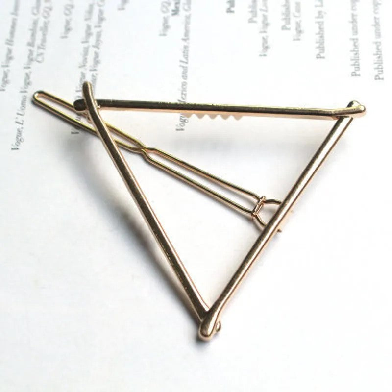 Symmetry Serenade: The Geometric Hair Clip Collection